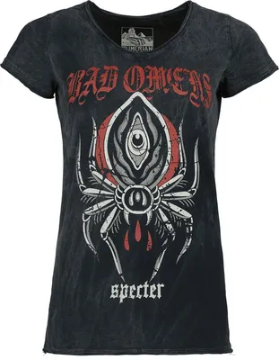Produktbild von Bad Omens T-Shirt Damen Spider schwarz Band-Merch, Bands 100% Baumwolle XXL
