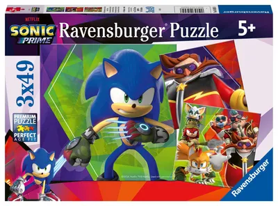 Obrázek produktu pro Dětské puzzle Sonicova dobrodružství (3x 49 dílků)