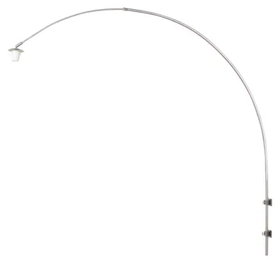 Produktbild von Steinhauer Wandleuchte Sparkled Light 1-flammig Silber Matt 145-160x6cm