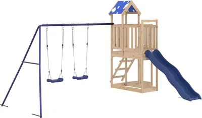 Produktbild von vidaXL Spielturm Massivholz Kiefer