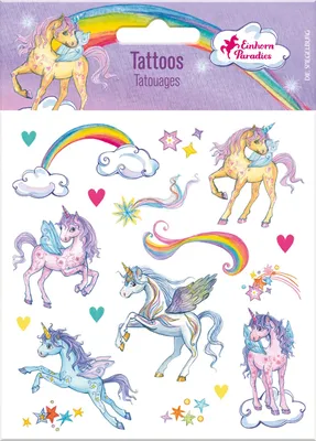 Produktbild von Coppenrath Verlag 17930 Glitzer-Tattoos Einhorn-Pa