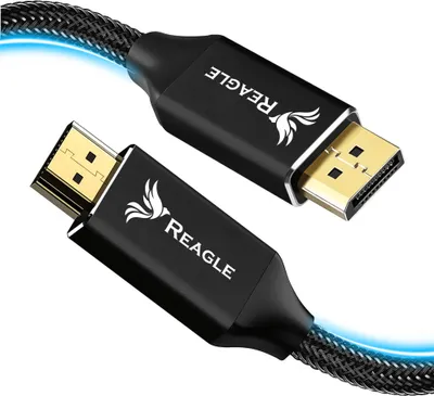 Produktbild von DISPLAY PORT zu HDMI DP DisplayPort 4K HDR 1,8M Reagle Kabel Adapter Konverter