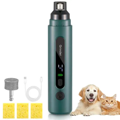 Produktbild von VINATO Elektrischer Krallenschleifer für Hunde mit LED-Licht, 5 Geschwindigkeits