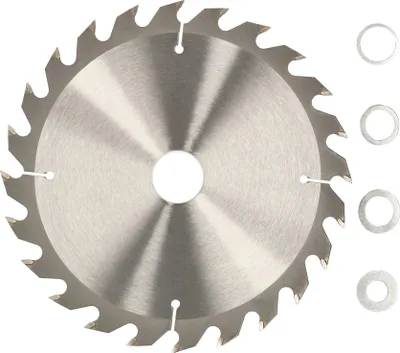 Produktbild von KOTARBAU® Hartmetall Sägeblatt für Holzschnitt 24 Zähne Ø 200 mm + Reduzierringe
