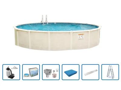 Produktbild von Interline Stahlwand PoolCentury Rund 7,30 m Deluxe Paket