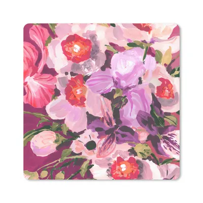 Produktbild von MuchoWow® Mauspad Mousepad Rosa - Orchidee - Blumen - Botanisch 30x30 cm - Mousepads - Maus Mat - Pad - Mausunterlage - Gaming