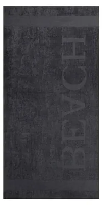 Produktbild von Strandtuch aus Frottee in Grau, 100 x 200 cm
