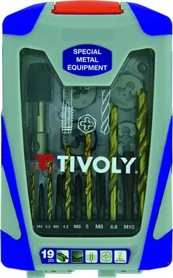Image de Coffret de 19 forets pour métal TIVOLY