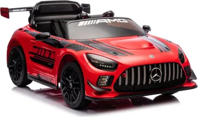 Produktbild von Kinder Elektroauto Mercedes Benz AMG GT3 zwei Motoren+LED+Audio+FB Rot