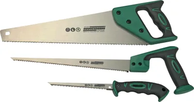 Immagine prodotto di BRÜDER MANNESMANN GREEN LINE M30115 Set di seghe, 3 pezzi, in blister