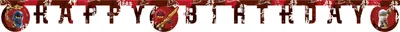 Produktbild von Buchstabengirlande Happy Birthday Lego Ninjago200cm