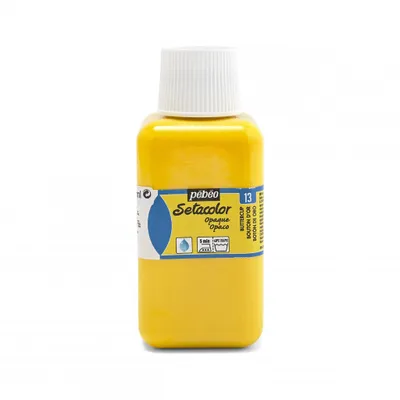 Produktbild von Pebeo Setacolor Opaque Textilfarbe, 250 ml, Butterblume