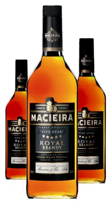 Produktbild von 3 x Macieira Five Star Royal Brandy 1 Liter
