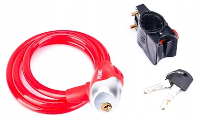 Produktbild von Romet SL576 Fahrradschloss Kabel Länge 100cm Rot