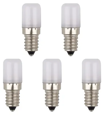 Produktbild von SPL E14 LED Röhrenlampe 1,8W 130lm 2700K Warmweiß Opal 5 Stück