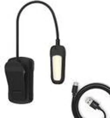 Produktbild von ANSMANN LED Clip Light /verstellbare Klemmleuchte, 9 LEDs, aufladbar via USB-C