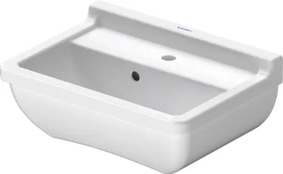 Produktbild von Handwaschbecken STARCK 3 m ÜL HLB 450x320mm 1 Hahnloch weiß weiß