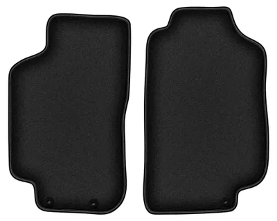 Immagine prodotto di Tappetini anteriori in moquette per Saab 9-5 I 1997-2009 (station wagon/berlina) – 2 pezzi, neri, su misura – Wielganizator DURBAN