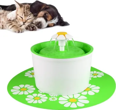 Obrázek produktu pro Automatická fontána pro kočky 1,6 l Elektrická vodní fontána Dog Cat Pet Drinker Bowl Pet Cat Drinking