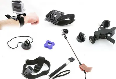 Zdjęcie produktu dla Zestaw Akcesoria montażowe do GoPro HERO 4 3+ 3 2