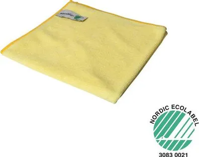 Zdjęcie produktu dla Ściereczka z mikrofibry Wecoline Weco Nordic Eco, żółta (10 sztuk)