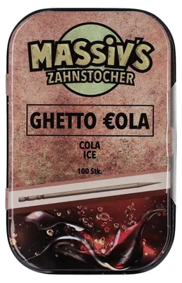 Produktbild von Massiv's Zahnstocher Ghetto €ola Cola Ice 100er