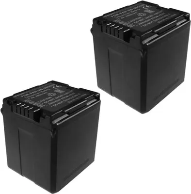 Produktbild von 2x Hochleistungs Li-Ion Akku 2400mAh für Panasonic HDC-SD800 HDC-SD900 HDC-SD1 ersetzt VW-VBN390 VW-VBN260 VW-VBN130 / Ersatz Akku 7,2V / 7,4V