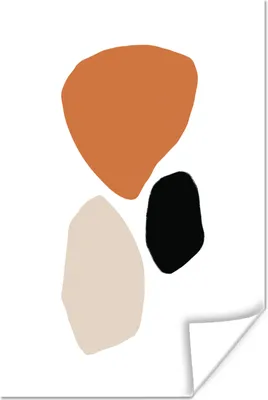 Produktbild von MuchoWow® Poster Abstrakt - Minimalismus - Design 20x30 cm - Papierdruck