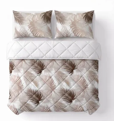 Obrázok produktu pre Sleeptime, prikrývka "Lazy Bettdecke" Jayda, farba piesok, 200 x 200 cm, vrátane poťahov na vankúše