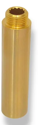 Produktbild von Hahnverlängerung Gewindefitting Anschluss Verlängerung Messing Fitting 1/2" 100 mm