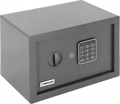 Zdjęcie produktu dla Brihard Sejf Elektroniczny Ścienny 11L Zapasowe Klucze Wkładka Ochronna
