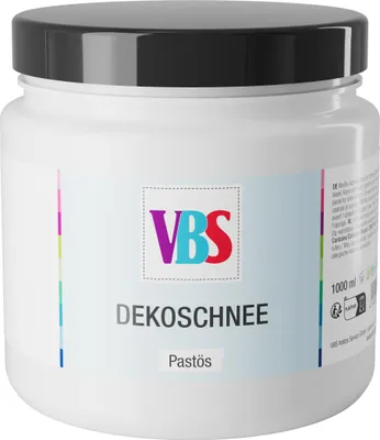 Produktbild von VBS Strukturpaste grobkörnig weiß 1000 ml lichtecht geruchsneutral übermalbar