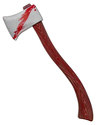 Produktbild von Horror Spielzeug Axt, handbemalt, mit einzigartigen Blutspritzern, 60 x 15 cm