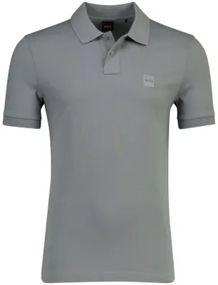 Produktbild von BOSS Orange Passenger Poloshirt 2-Knopf-Verschluss Silber