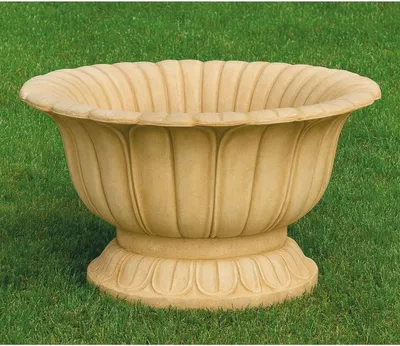Produktbild von Casa Padrino Luxus Barock Blumentopf Beige Ø 36 x H. 32 cm -  Italy