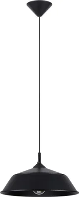 Immagine prodotto di Lampada a sospensione DAGMAR nera 1xE27x15W in metallo, dimensioni: 74x34x34 cm, IP20, Pure Lume