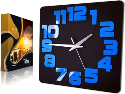 Produktbild von ModernClock, wanduhr, Quarzuhr, Uhr, Wohnzimmeruhr, Logic 30cm