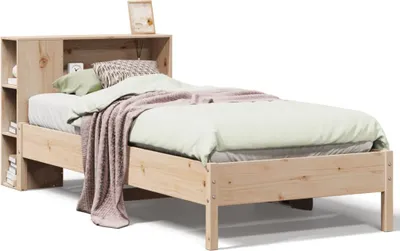 Immagine prodotto di vidaXL Letto a libreria senza materasso 75x190 cm in legno di pino massiccio
