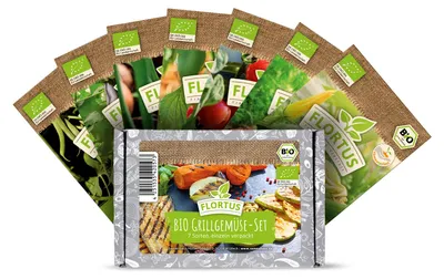 Produktbild von Grillgemüse-Set (7 Sorten) | Gemüsesamen-Sets von FLORTUS