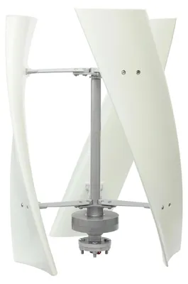 Immagine prodotto di Turbina eolica verticale - Generatore eolico da 100W, 12V - Silenzioso - Con 3 pale - Adatto per camper, case vacanza, barche
