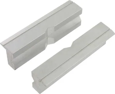 Image de Var Set Mors en aluminium pour banc d'atelier 100 Mm Gris Taille unique