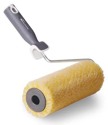 Immagine prodotto di Rullo Boldrini completo con manico, ideale per superfici irregolari, 23 cm