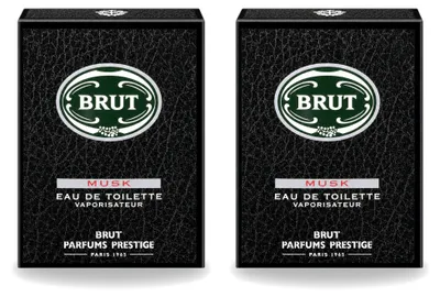 Productafbeelding van 2 x Brut Musk Eau de Toilette - 100 ml - Voordeelverpakking - 2 stuks