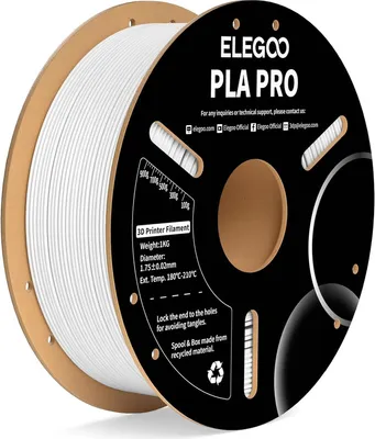 Obrázek produktu pro ELEGOO PLA PRO -1.75mm-1KG-Cardboard Spool-White
