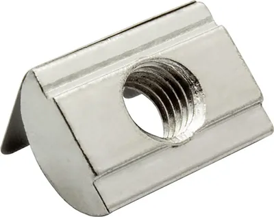 Produktbild von KLAK 40 - Nutenstein mit Federblech M8 Nut 8 für Aluprofil 40-er 100 Stück
