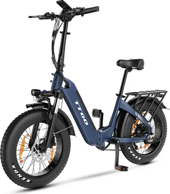 Produktbild von TTGO F6 E-Bike - Motor 250W Akku 36V25AH 20-Zoll-Rädern Hydraulische Scheibenbremsen  - Blau