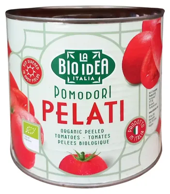 POMIDORY KROJONE BEZ SKÓRY BIO 2,5 kg - HORECA (LA BIO IDEA)