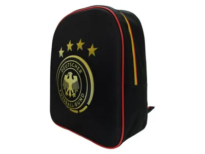 Produktbild von DFB Deutschland Fußball Kinderrucksack Kindergarten Rucksack schwarz 3D NEU