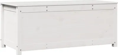 Produktbild von vidaXL Truhe Weiß 110x50x45,5 cm Massivholz Kiefer