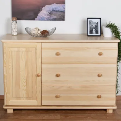 Produktbild von Sideboard, Massivholz, 118 cm breit